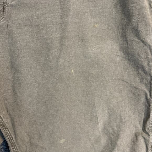 Carhartt Mens Dungaree Fit Carpenter Pants Size 44 Brown Rugged Work Wear Cotton - Picture 4 of 12